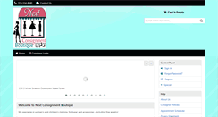Desktop Screenshot of nextconsignment.shoprw.com